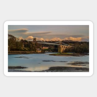 PONT MENAI O YNYS TSILIO Sticker